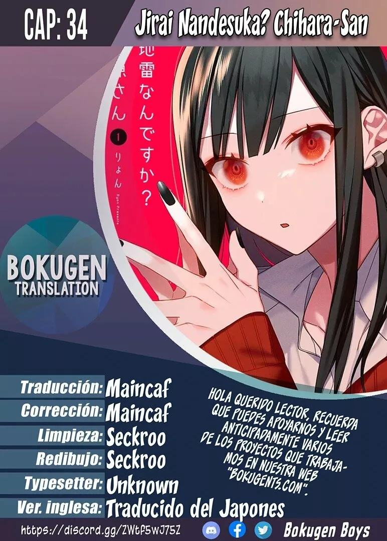 Jirai Nandesuka? Chihara-san Capítulo 34 - Page 1